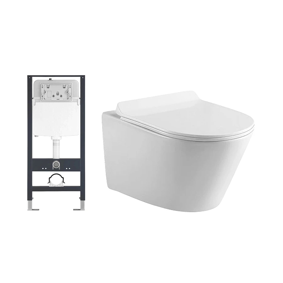 Ảnh Bồn cầu âm tường D&K DK-C3915-W 1