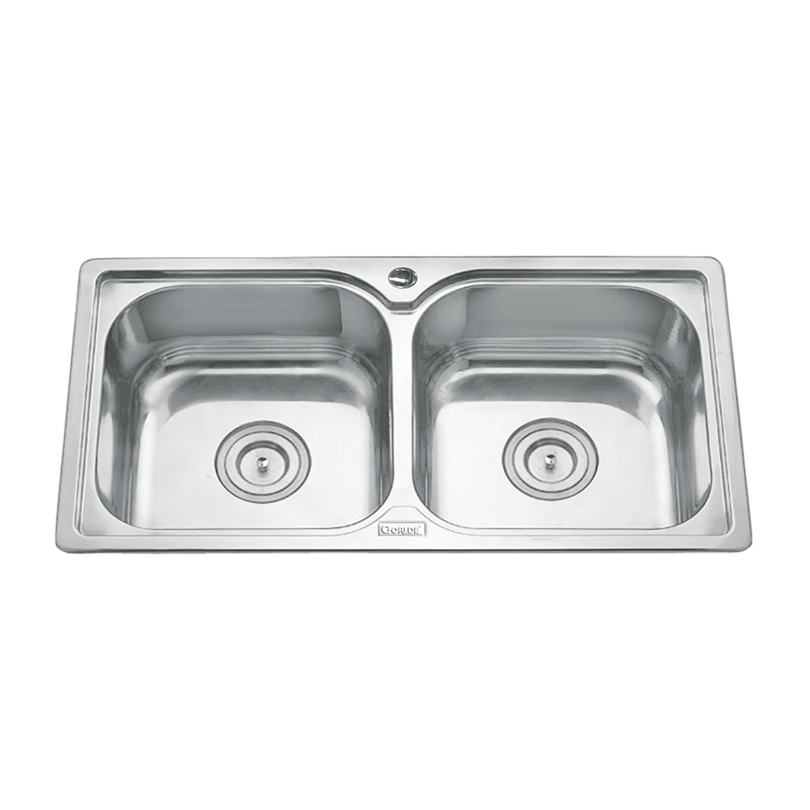 Chậu rửa bát 2 hố Gorlde GD5416