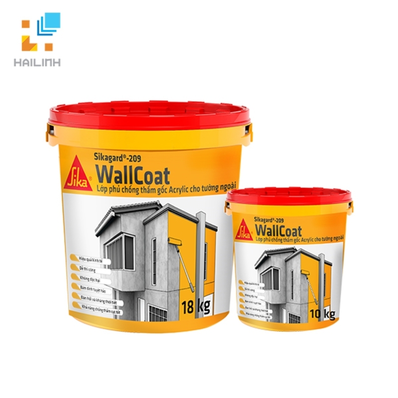 Phủ chống thấm gốc Sikagard 209 Wallcoat