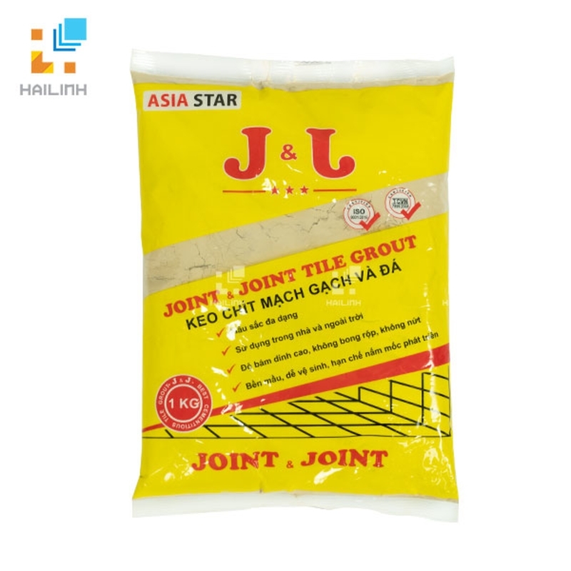 Ảnh Keo chít mạch Asia Star JJ-B màu nâu 1