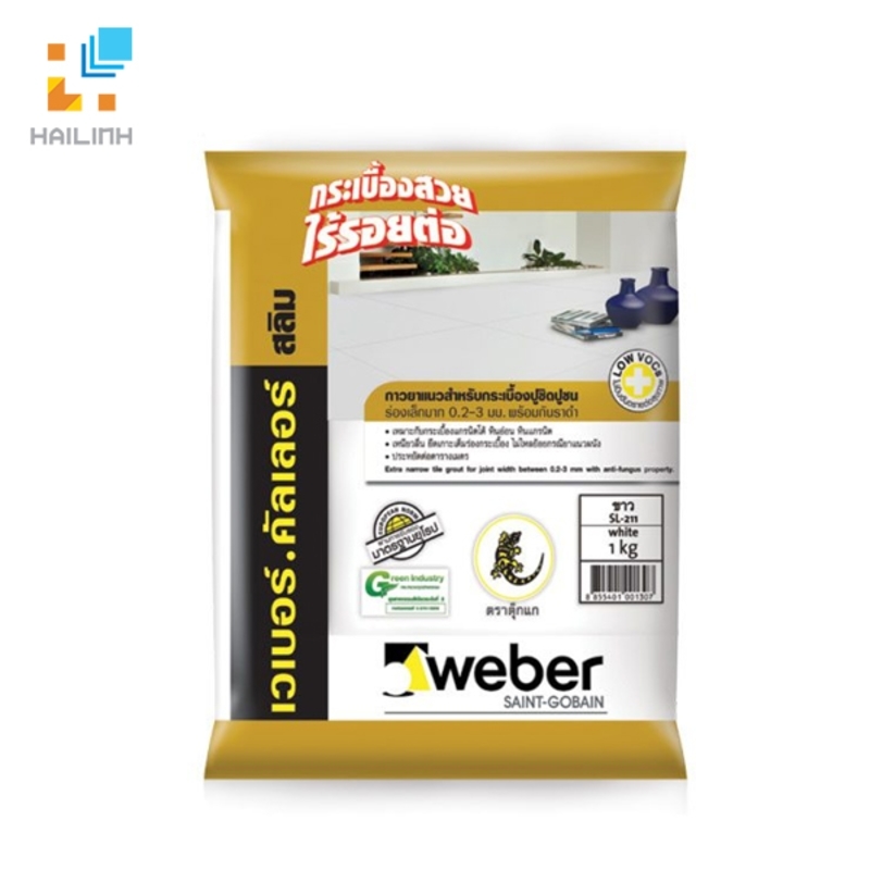 Ảnh Keo chít mạch Weber.color SLIM 1