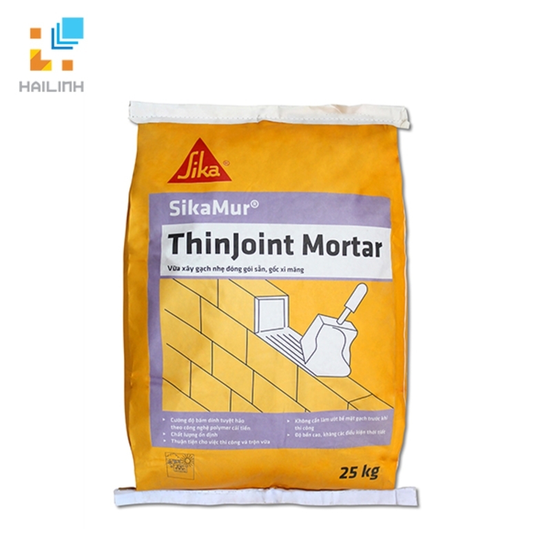 Ảnh Dán gạch gốc xi măng SikaMur ThinJoint Mortar 1