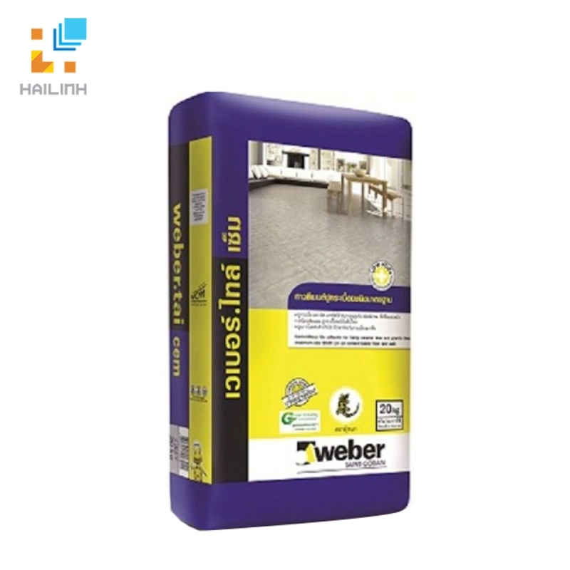 Ảnh Keo dán gạch gốc xi măng Weber.tai CEM 1