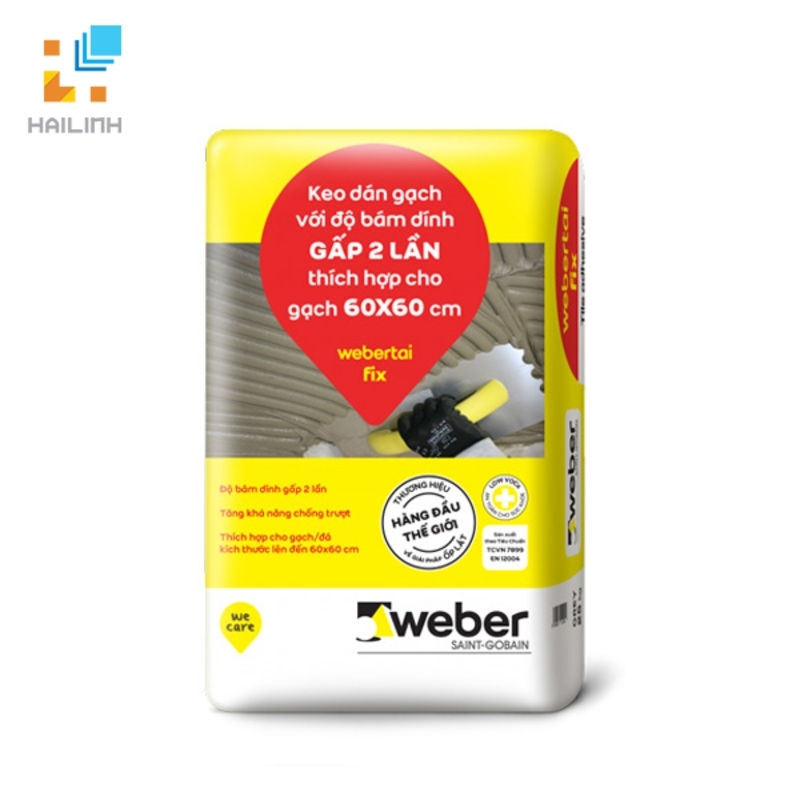 Ảnh Keo dán gạch Weber.tai FIX 1