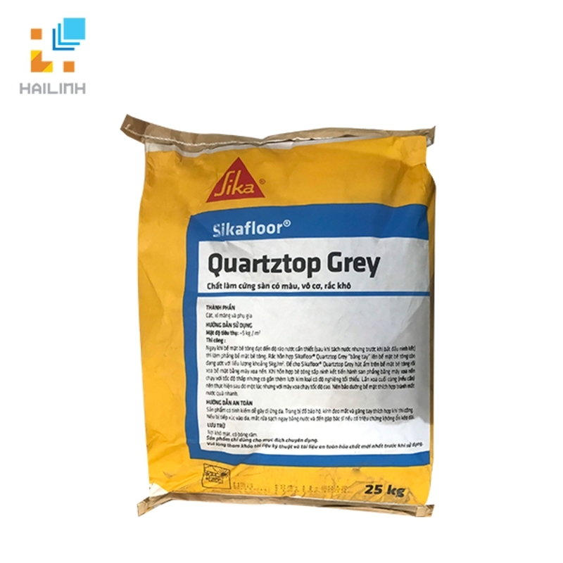Ảnh Bột xi măng đánh bóng Sikafloor Quartztop Grey 1