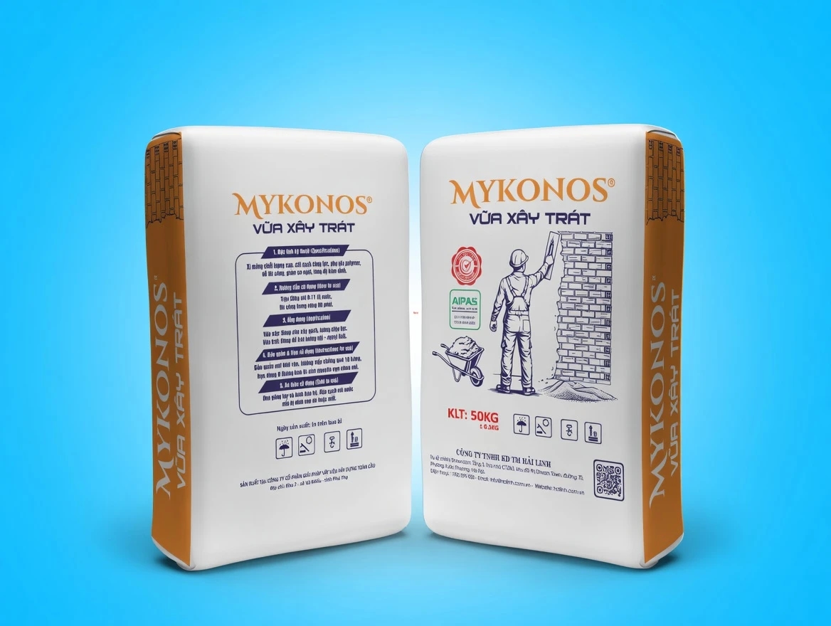 Ảnh Vữa khô trộn sẵn MYKONOS MKN-V02 1