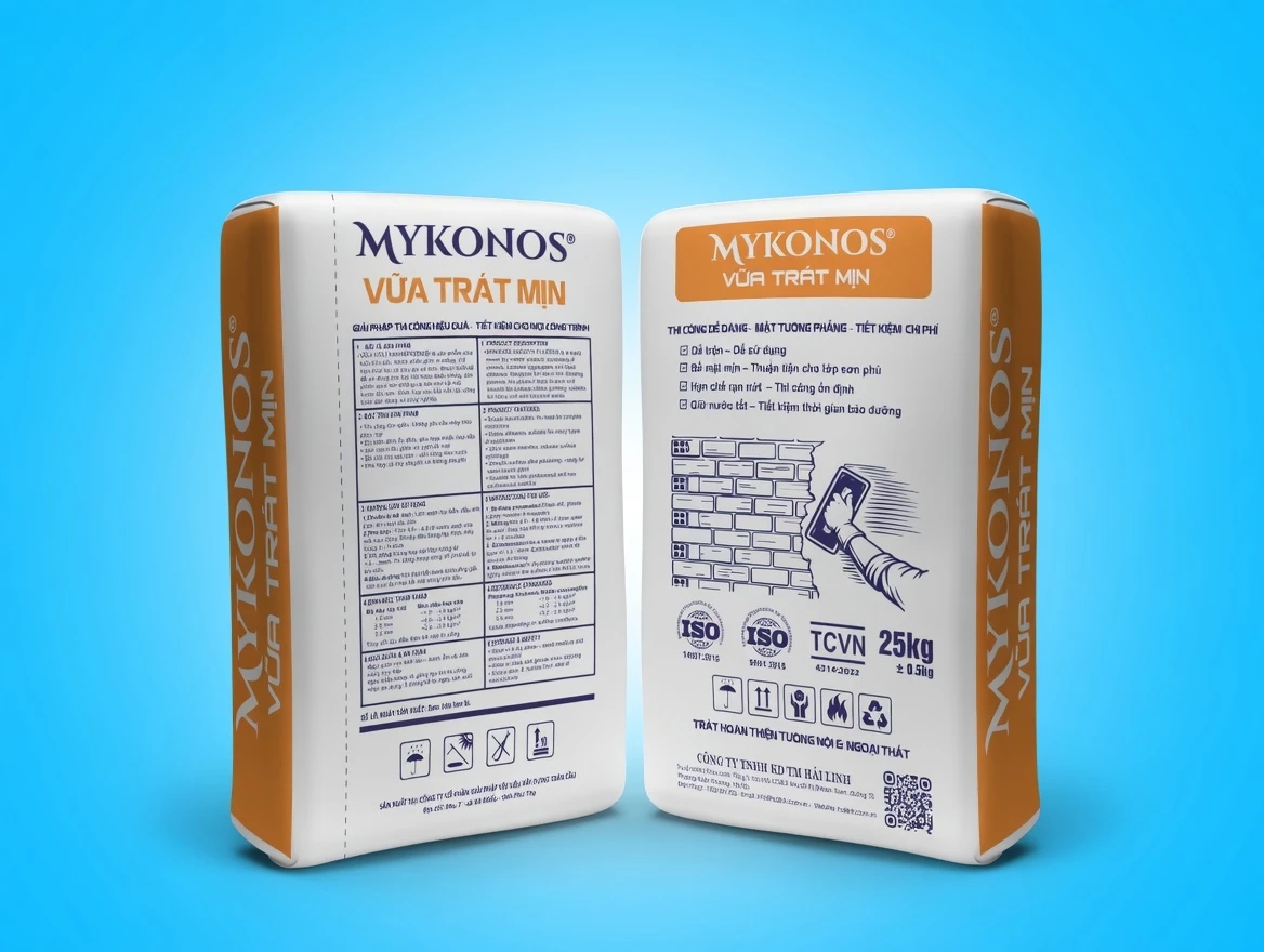 Ảnh Vữa khô trộn sẵn MYKONOS MKN-V05  1