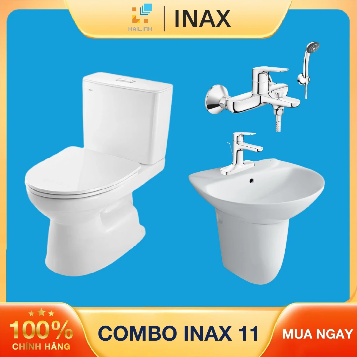 Ảnh Combo Thiết bị vệ sinh Inax 11 1