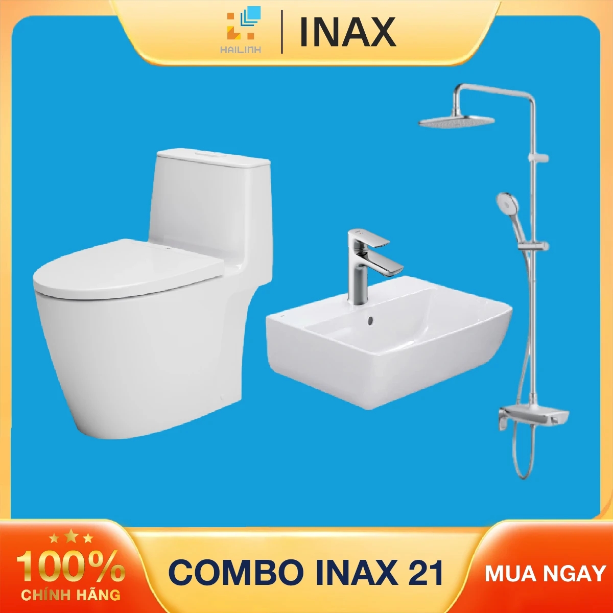 Combo thiết bị vệ sinh Inax 21