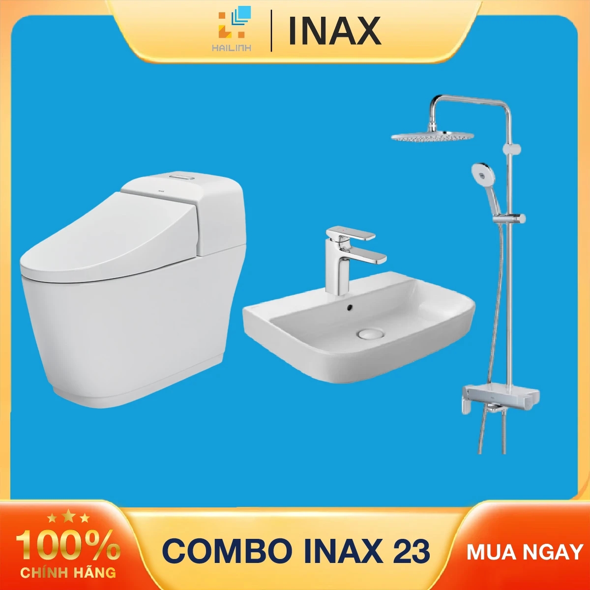 Ảnh Combo thiết bị vệ sinh Inax 23 1
