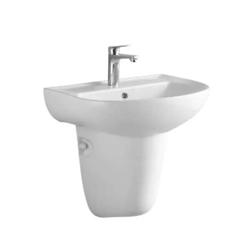 Ảnh Chậu rửa + Chân treo tường Jomoo 12808-1/11P 1