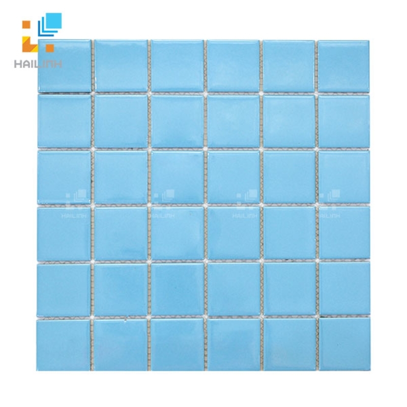 Ảnh Gạch Mosaic HLMST330378 màu xanh 1