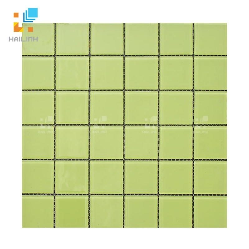 Ảnh Gạch Mosaic HLMST330374 màu xanh cốm 1