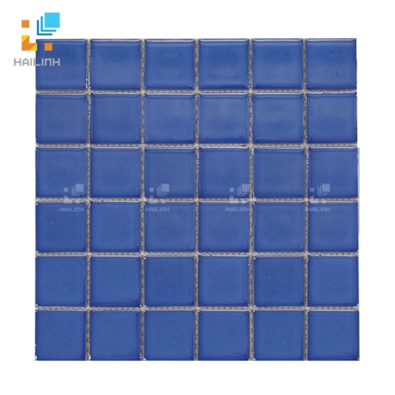 Ảnh Gạch Mosaic HLMST330376 màu xanh 1