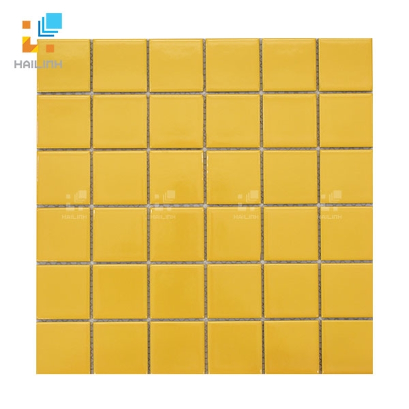 Ảnh Gạch Mosaic HLMST330380 màu vàng 1