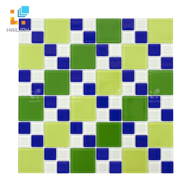 Ảnh Gạch Mosaic thủy tinh HLMST330392 1