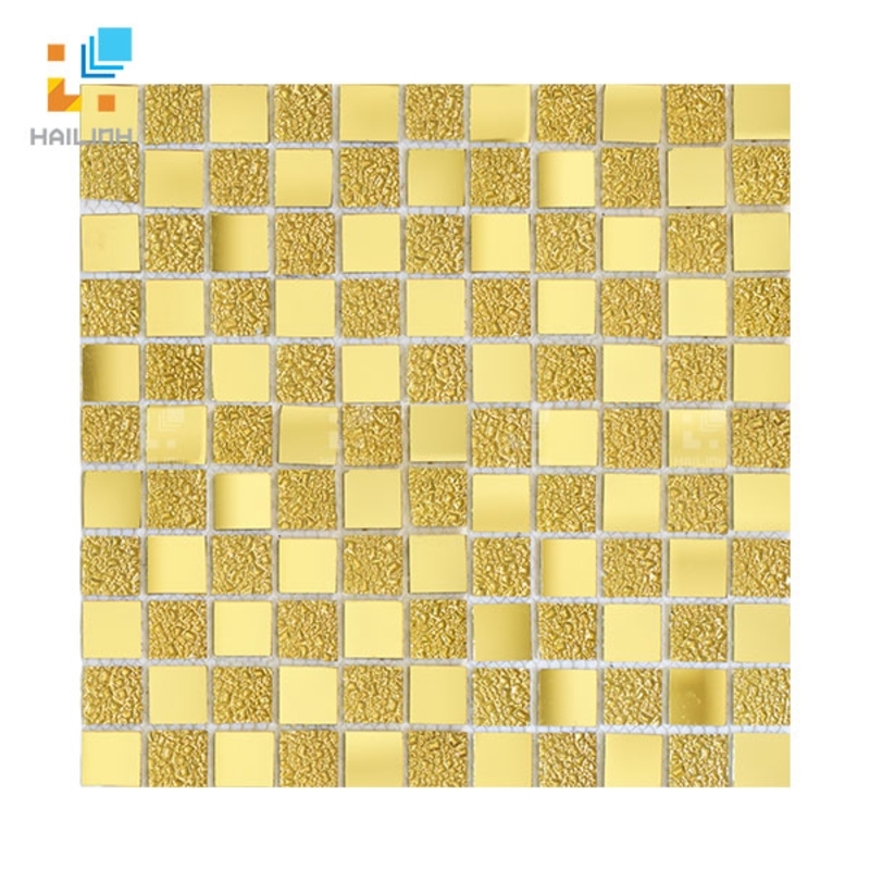 Ảnh Gạch Mosaic HLMST330398 màu vàng đẹp 1
