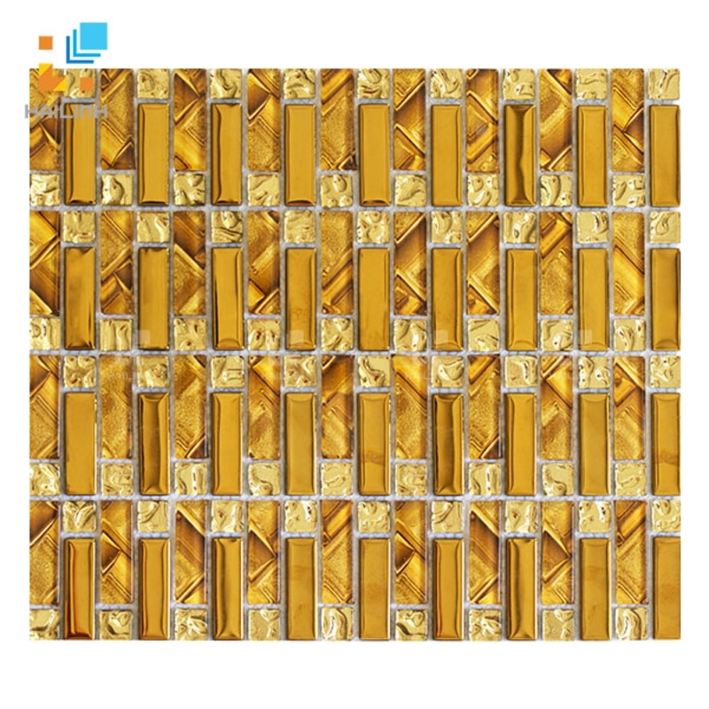Gạch Mosaic HLMST330406 màu vàng