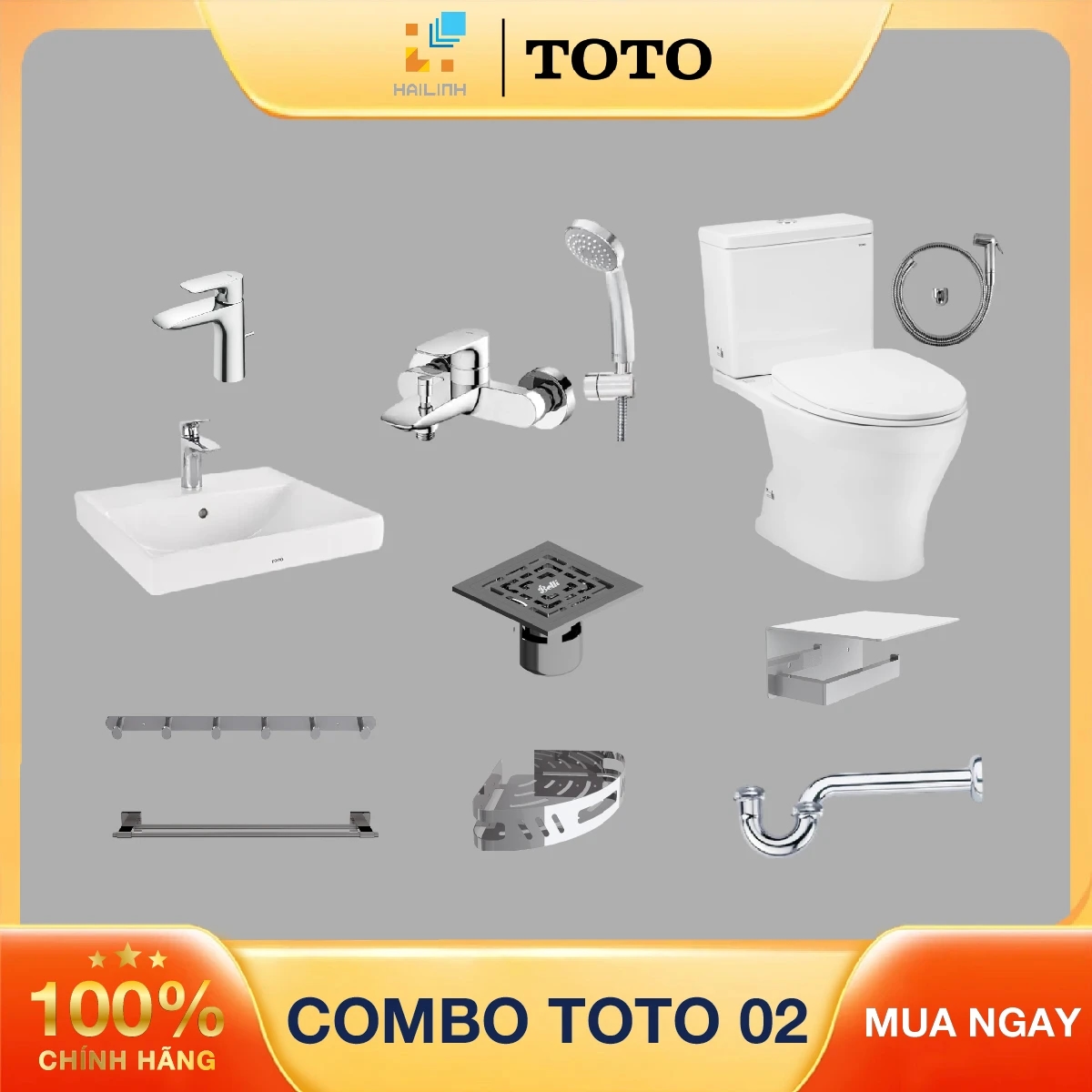 Ảnh Combo thiết bị vệ sinh TOTO số 2 1
