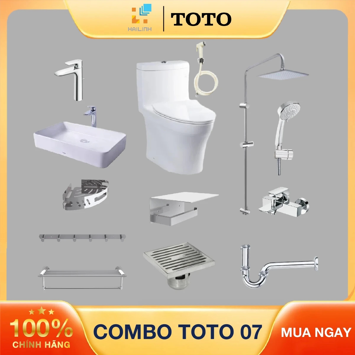 Ảnh Combo thiết bị vệ sinh TOTO số 7 1
