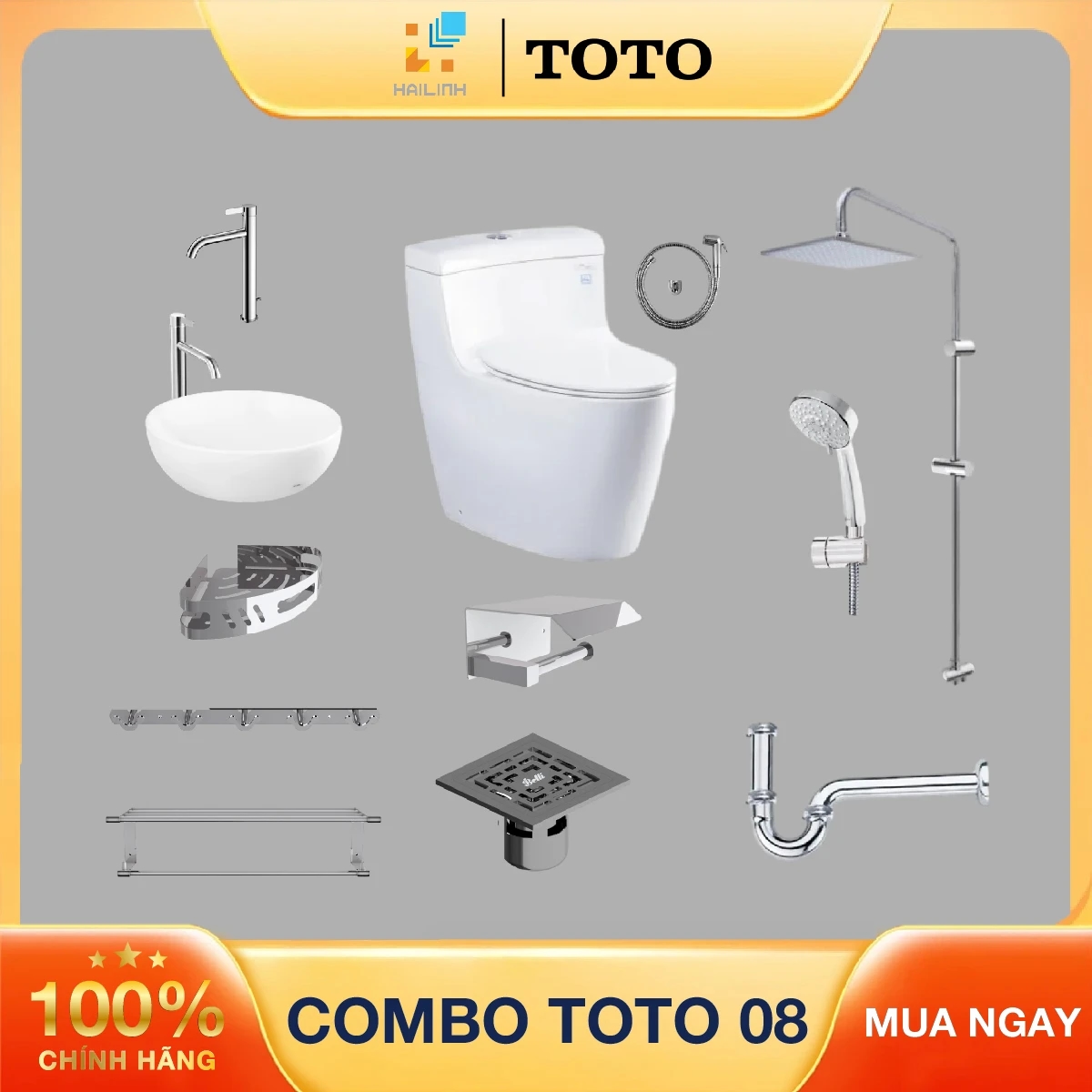 Ảnh Combo thiết bị vệ sinh TOTO số 8 1