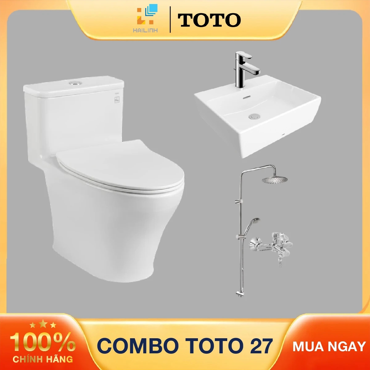 Ảnh Combo thiết bị vệ sinh TOTO 27 1