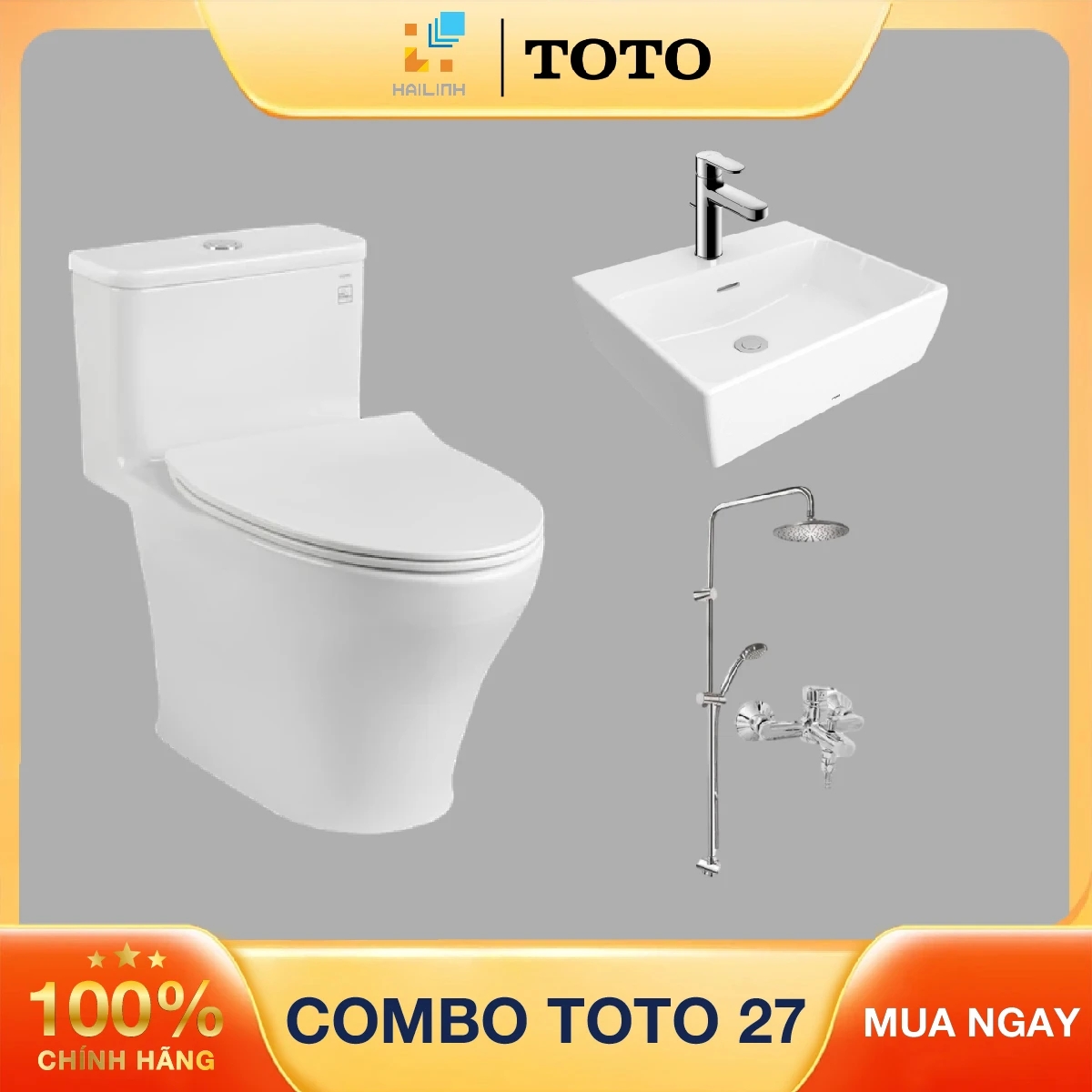 Ảnh Combo thiết bị vệ sinh TOTO 27 1