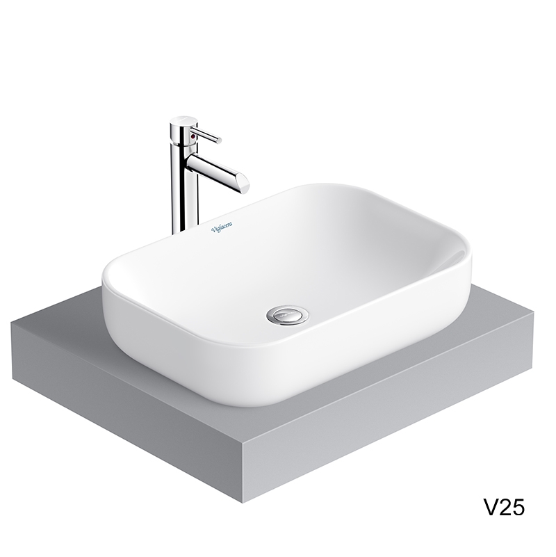 Ảnh Chậu rửa đặt bàn Viglacera V25 1