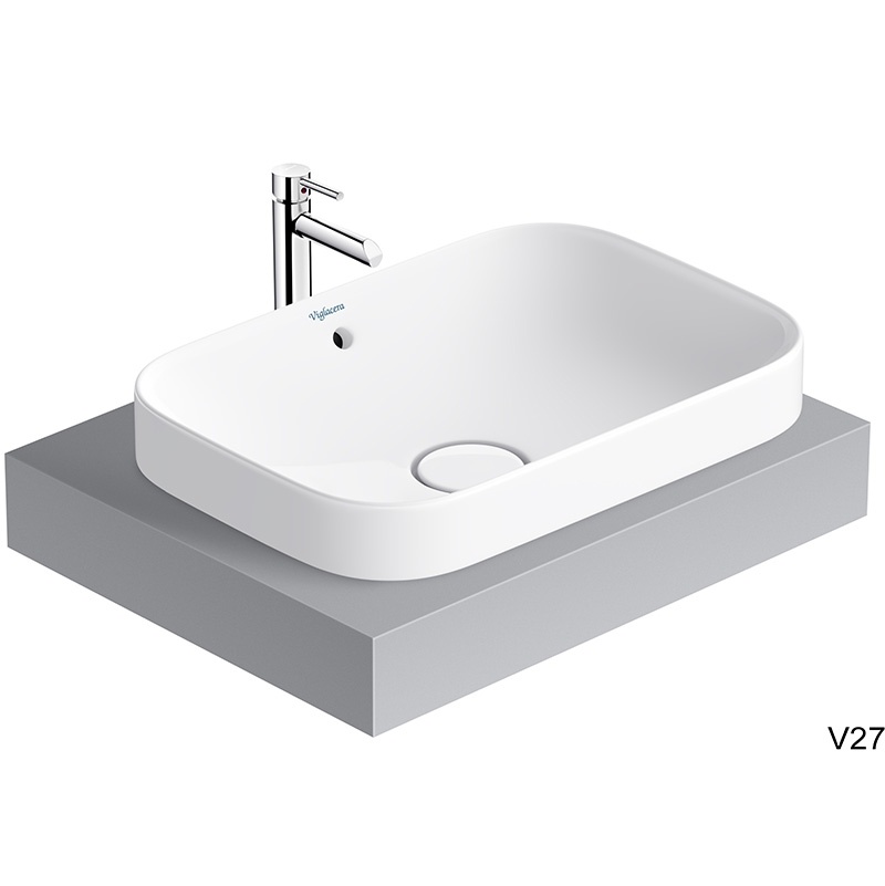Ảnh Chậu rửa đặt bàn Viglacera V27 1