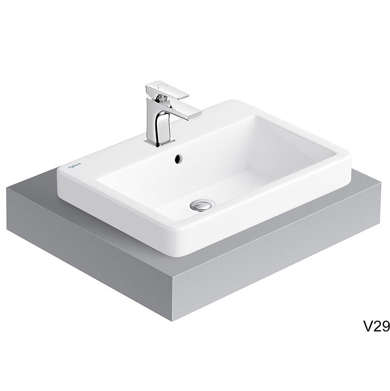 Ảnh Chậu rửa đặt bàn Viglacera V29 1