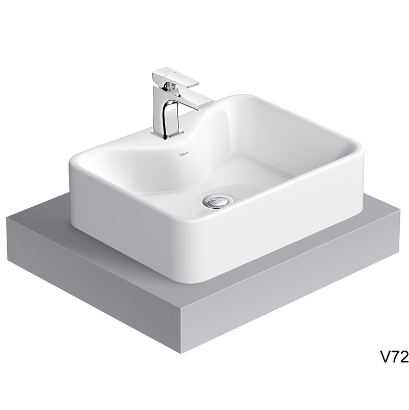 Ảnh Chậu rửa đặt bàn Viglacera V72 1