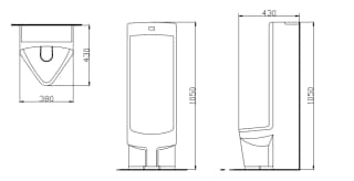 Ảnh Bồn tiểu nam cảm ứng Selta ST8214 2