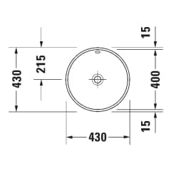 Ảnh Chậu rửa âm bàn Duravit 0468400000 2
