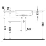 Chậu rửa dương vành Duravit 0358600079 2