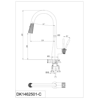 Ảnh Vòi rửa bát nóng lạnh D&K DK1462501-C 2
