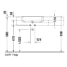 Chậu rửa bán âm Duravit 0314550000 3