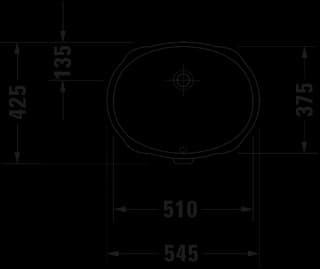 Ảnh Chậu rửa âm bàn Duravit 0466510000 2