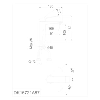 Ảnh Vòi chậu nóng lạnh D&K DK16721A87 2