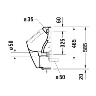 Ảnh Bồn tiểu nam điện tử Duravit 2809310093 2