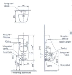 Ảnh Bồn tiểu nam Inax AU-468IR 2