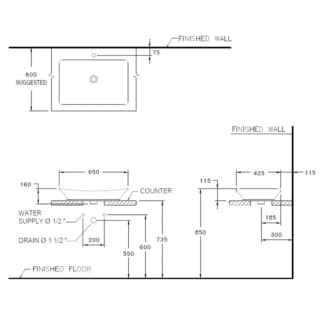 Ảnh Chậu rửa dương bàn Cotto C09117 2
