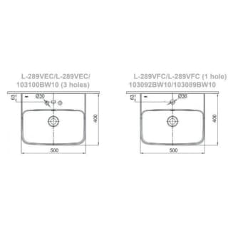Ảnh Chậu rửa treo tường Inax L-289V 2