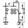 Sen tắm cây COTTO CT2072W 2