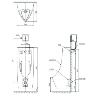 Ảnh Bồn tiểu nam TOTO UT901H 2