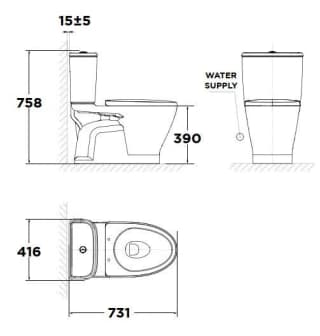 Ảnh Bồn cầu 2 khối American Standard VF-2162 2