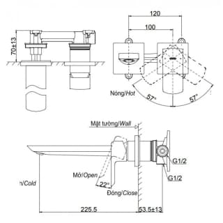 Ảnh Vòi chậu TOTO TLG02311BB 2