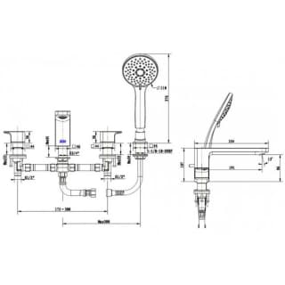 Ảnh Vòi bồn tắm American Standard WF-1300MB 2