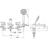 Vòi bồn tắm American Standard WF-1300MB 2