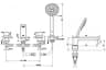 Vòi bồn tắm American Standard WF-1300BHG 2