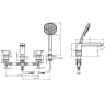 Vòi bồn tắm American Standard WF-1300WS 2